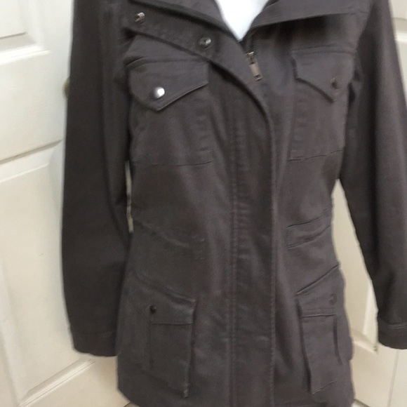 Spruce Kathleen Cargo Jacket Grey 